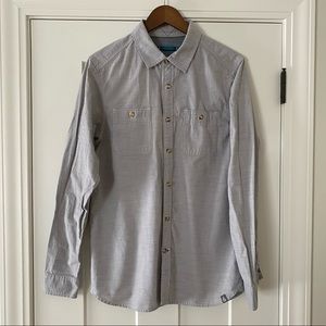 The North Face Men's Button Down Shirt – Gray